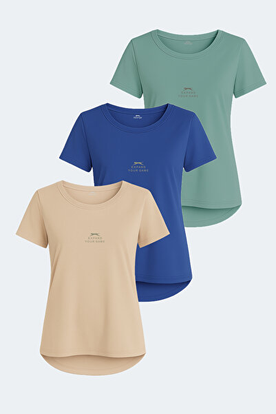 Slazenger VIRAJ Σετ 3 γυναικείων μπλουζών