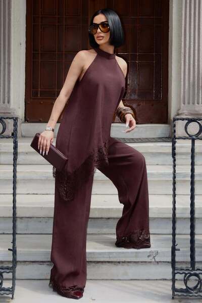 Lijuri Σετ Παντελόνι και Μπλούζα με Δαντέλα 10330