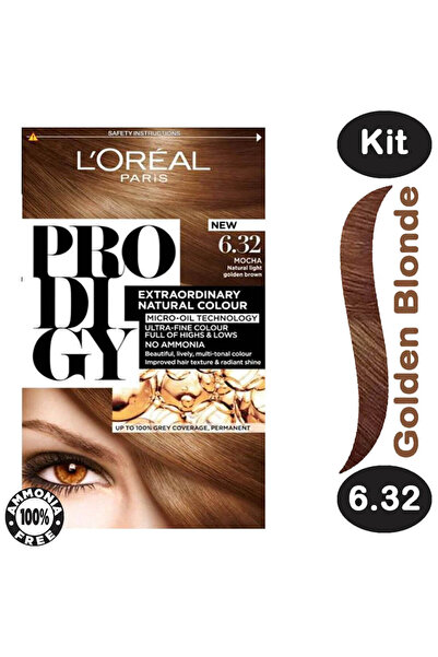 Prodigy Hair Coloring Pearl Dark Golden Blonde 6.32