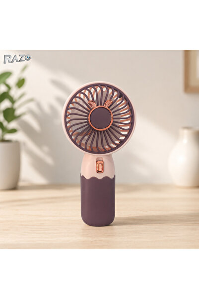 Razo Μίνι φορητός ανεμιστήρας σε 2 χρώματα, Βάση τηλεφώνου, Επαναφορτιζόμενος...