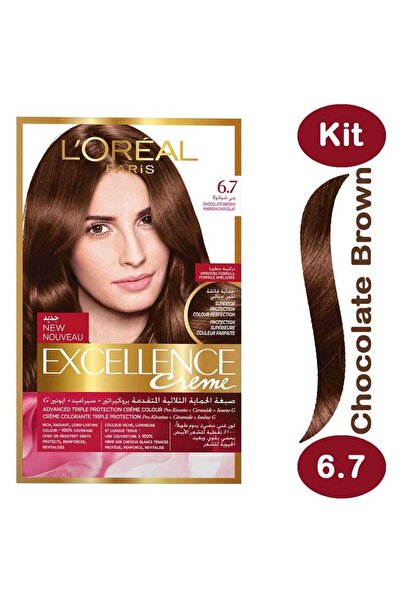 L'Oreal Paris Excellence Hair Color Chocolate Brown 6.7