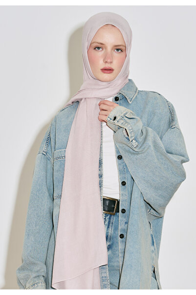 Freshscarfs ΜΑΛΑΚΟ ΣΑΛΙ ΒΙΣΚΟΝΗΣ ΑΠΑΛΟ ΡΟΖ