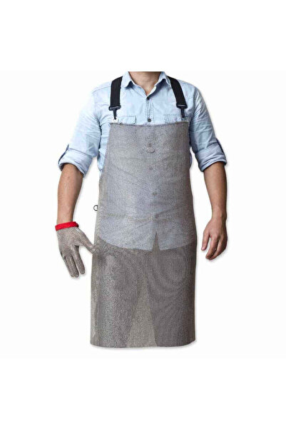 EPİNOX EYÜPOĞLU Çelik Apron Kasap Önlük ; 50x70 cm.