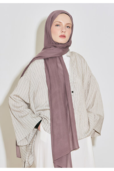 Freshscarfs ΜΑΛΑΚΟ ΣΑΛΙ ΒΙΣΚΟΝΗΣ ΣΕ ΣΚΟΝΙΣΤΟ ΡΟΖ