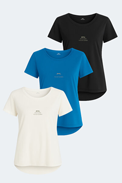 Slazenger VIRAJ Σετ 3 γυναικείων μπλουζών