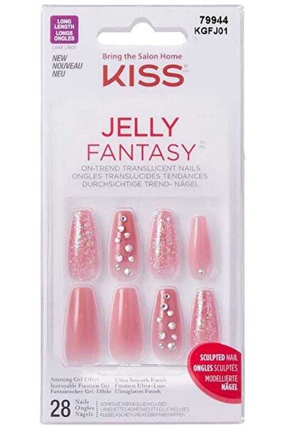 Kiss Gel Fantasy Jelly Nails-Be Jelly Kgfj01c 2s