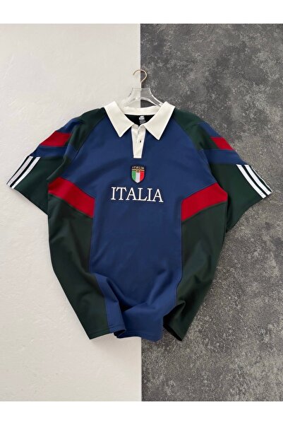 Butik Oversize Polo Yaka Retro T-Shirt Premium Street Style