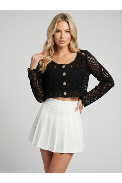 DM DİLAN MODA ΓΥΝΑΙΚΕΙΑ ΖΑΚΕΤΑ ΚΡΟΠ ΜΕ ΚΟΥΜΠΙΑ ΚΡΟΣΕΝΤΕΝΤΕΙΤΕΣ ΚΡΟΣΕΝΤΕΝΤΕΣ Σ...