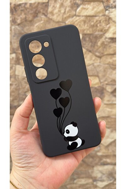 Vip Case Redmi 15 Uyumlu Kalpli Panda Desenli Silikon Darbe Emici Klasik Koru...