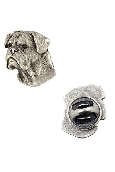 Art - Dog Bullmastiff I - Broșă câine într-o cutie cadou, ac elegant, ac de r...