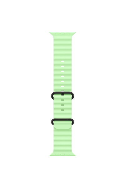 Apple Curea de ceas de 49mm: Extensie de curea Ocean Verde Neon - Finisaj din...