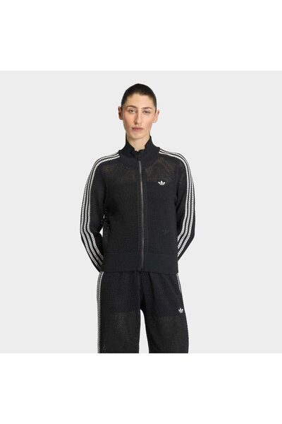 adidas Γυναικείο Μαύρο Μπουφάν Firebird (KC6497)