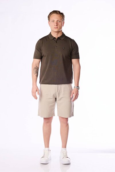 Hersley New Season Basic Mini Logo Knitwear Polo Neck T-Shirt