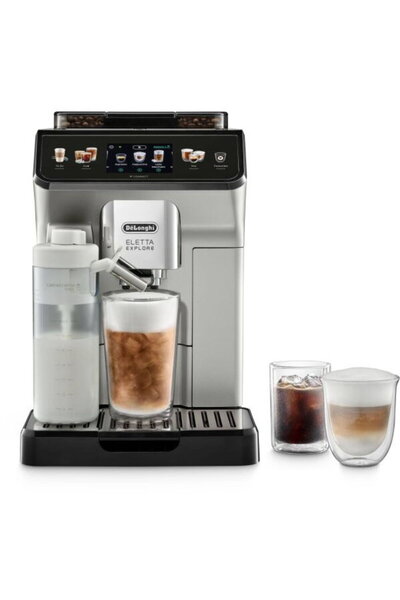 DELONGHİ Espressor automat ECAM 450.65.S ELETTA EXPLORE, Coffee Link App, 145...