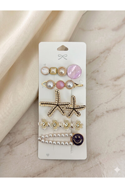 PABALAS Γυναικείο Σετ Κλιπς Μαλλιών 5 Τεμαχίων – Σετ Κλιπς Μαλλιών με Πέρλες,...