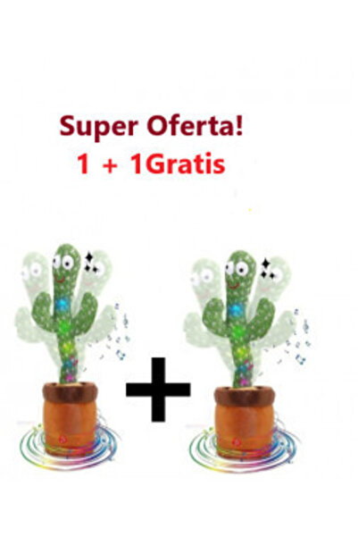 E-ANAMAG Προσφορά: 2 Τεμάχια x Διαδραστικό Παιχνίδι για Παιδιά, Κάκτος που Χο...