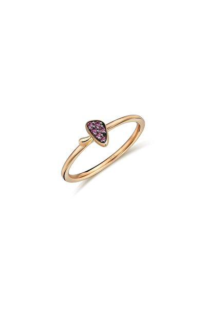 Reis Kuyumculuk Violet Mushroom Ring