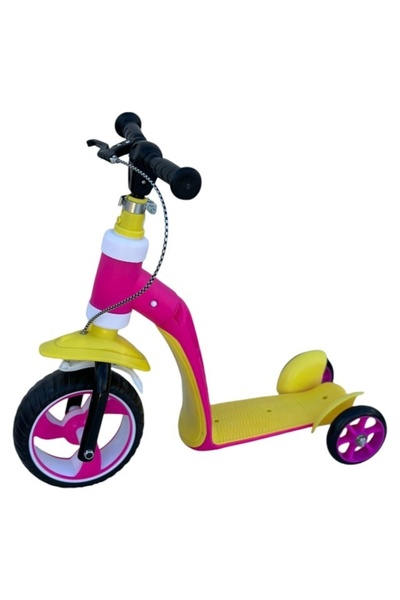 E-ANAMAG Trotineta ride-on convertibila 2in1: tricicleta si trotineta, cu fra...