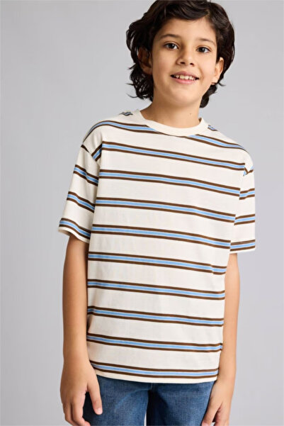 DeFacto 100% Cotton T-Shirt for Boys G4404A826Sm