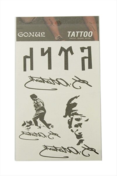Generic Brand Ataturk Themed Tattoo Sticker