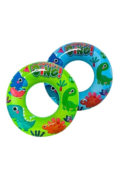 E-ANAMAG Στρογγυλό φουσκωτό δαχτυλίδι με δεινόσαυρους και σχέδιο, 50 εκ., για...