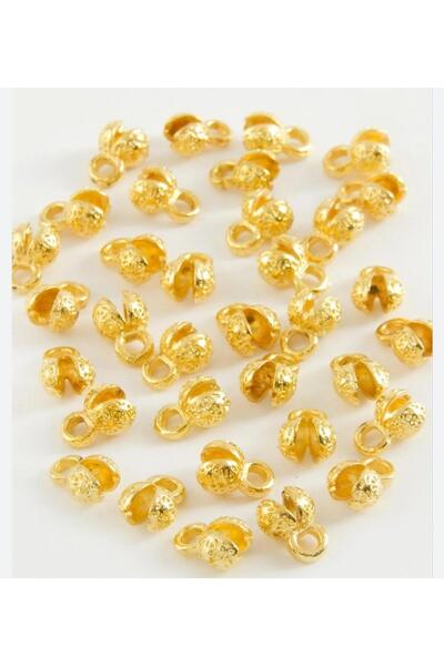 yiğit aksesuar 6 χιλιοστά 50 τεμάχια Βραχιόλι Κολιέ Χρυσός κόμπος κλεισίματος...