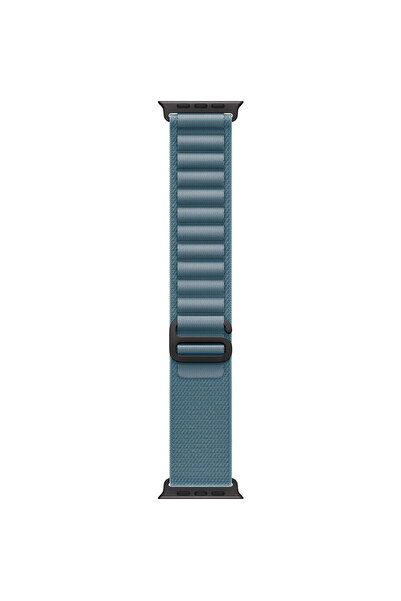 Apple Ceas 49mm Loop: Albastru deschis Alpine Loop - Mic - Finisaj titan negru