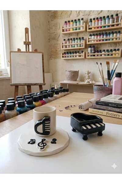 e&e süs dükkanı Piano Model Custom Design Coffee Cup Model