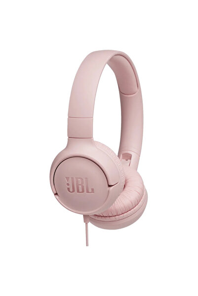 JBL Casti audio On-ear Tune 500, Pure Bass Sound, Hands-free Call, Roz
