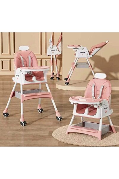 E-ANAMAG 4 σε 1 Αναδιπλούμενο Παιδικό Καρεκλάκι 6 Μηνών +, Ροζ