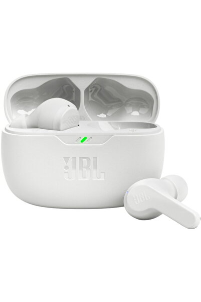 JBL Casti audio in-ear Wave Beam, True Wireless, Bluetooth, Deep Bass, Alb