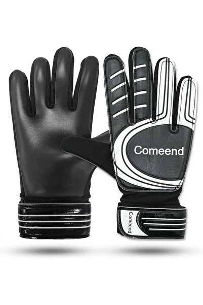 Comeend Manuși de protecție negru din latex, reglabil, pentru copii, mărimea 7,