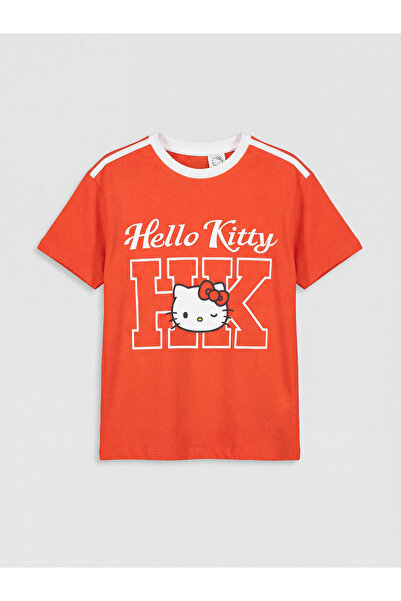 LC Waikiki Κοριτσίστικο μπλουζάκι με στάμπα Hello Kitty