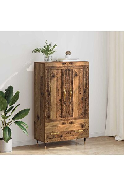 vidaxl Highboard Παλιό Ξύλο 69,5 x 31 x 115 εκ.