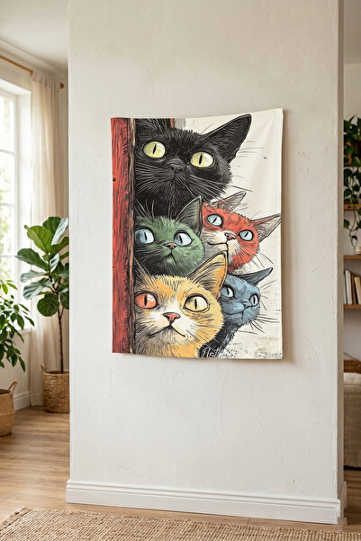 THEMODERNHANE Ύφασμα με μοντέρνο σχέδιο για τοίχο Αισθητική διακόσμηση κρεβατ...