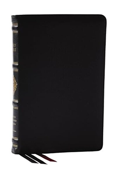 Thomas Nelson RSV Personal Size Bible with Cross References, Black Premium Go...