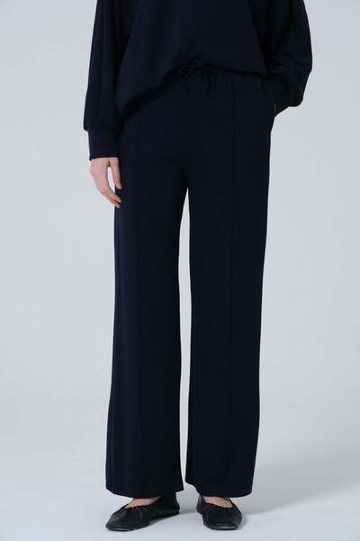 QOOQUP Step Pants Dark Blue