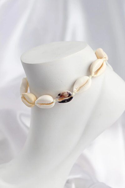 shopwave Natural Kauri Shell Elevator Model Anklet
