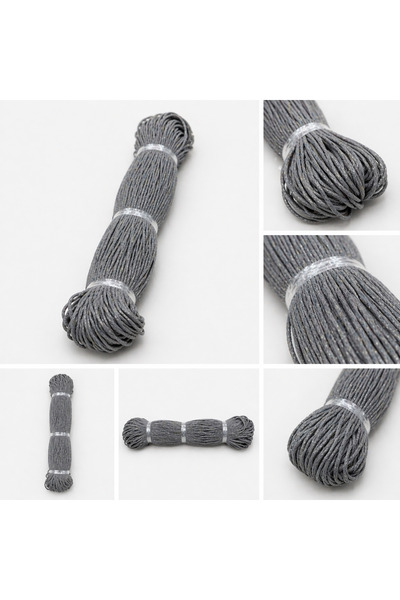 GİZA Waxed Hand Knitting Yarn Bag, Supla Jewelry and Accessory Yarn |   400-4...