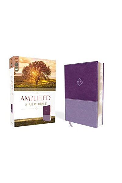 Zondervan الكتاب المقدس المُضخم، غلاف جلدي، أرجواني