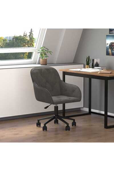 vidaxl Καρέκλα Γραφείου Περιστρεφόμενη Βελούδινη