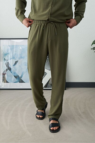 TÜZeMEN Bürümcük Fabric Baggy Pants