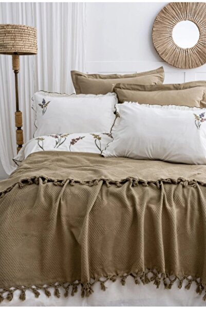 Şaheser Home Collection Σετ Παπλωματοθήκης Eveline Haki, 100% Βαμβάκι, Παπλωμ...