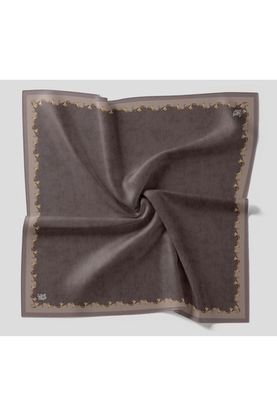 Levidor Crystal Scarf Embroidery Pattern Dark Mink