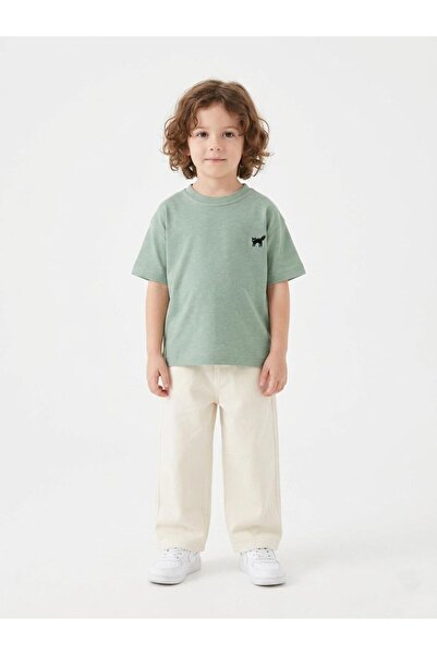 kids republic by meemseen independent تي شيرت فريش مينت كلاسيك للأطفال
