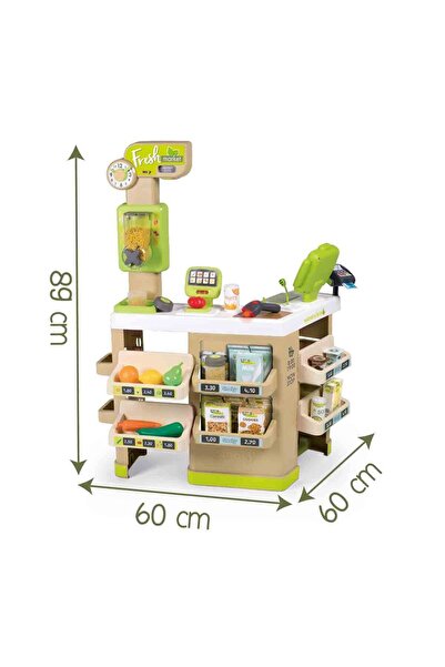 Ncbatölye Fresh Meyve - Sebze Market Oyun Seti Kız Erkek Çocuk Evcilik Mutfak...