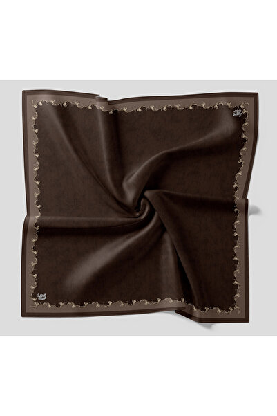 Levidor Crystal Scarf Embroidery Pattern Bitter Coffee