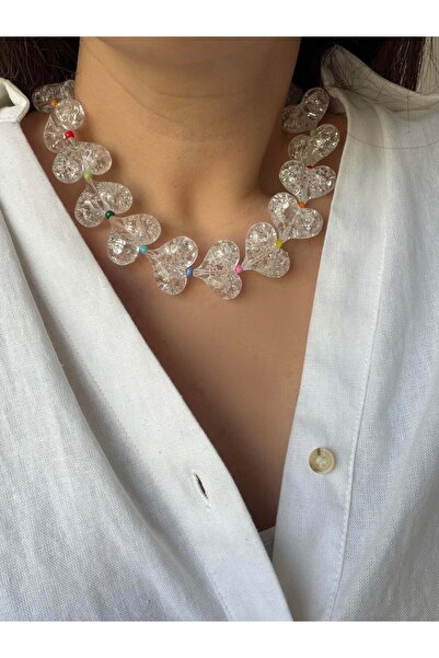Venus Design Heart Bead Necklace