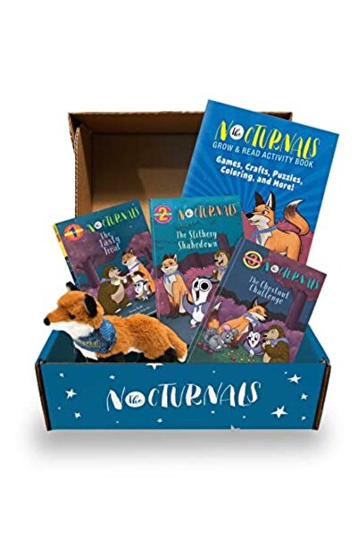 Simon Schuster The Nocturnals Grow & Read Activity Box: Early Readers, Plush ...