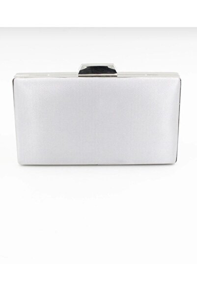 Alphus Μεταλλική θήκη Varol Sade, σατέν βραδινή τσάντα φορέματος